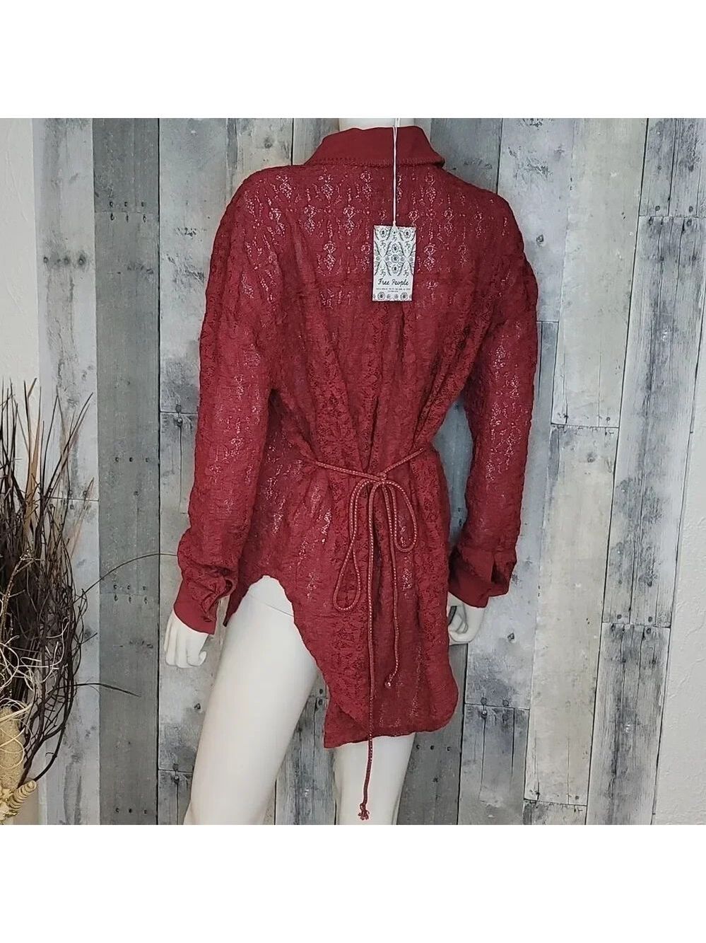 Free People Must Have Tunic In Red - Picture 3 of 11